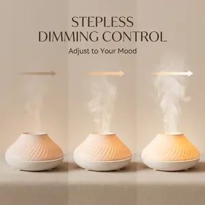Fire-Flame Aroma Diffuser | 7-Color LED Mist Maker | Ultra-Realistic Flame Effect | 130ml Cool Mist Humidifier for Home Relaxation