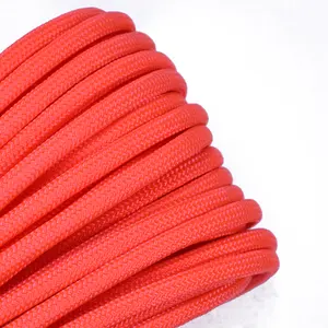 550 Paracord - Color: Neon Orange - Size: 100 Feet