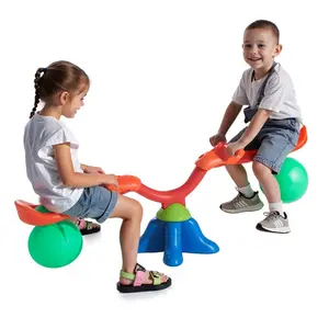 VEVOR Kids Seesaw, 100 lbs Load Capacity per Seat, Sit and Spin Teeter Totter with 3-prong Support Legs, Kids Outdoor Playground Equipment, Swiveling 360 Degrees Rotating for Children Aged 3+VEVOR Super Brand Day