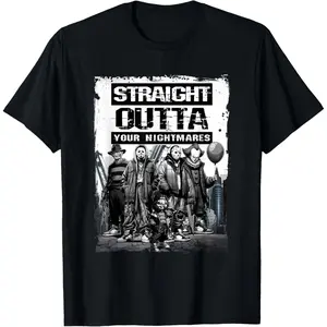 [100% Cotton] Cotton Short Sleeve Straight outta nightmares ltp T-Shirt for Men Women