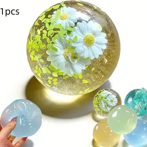 Novelty Gummy Stress Relief Ball, a soft pressure-relieving ball designed to alleviate stress, ideal as a stress toy for tabletop, office, and home use—Crunchy Sensory Ball for Squeezing