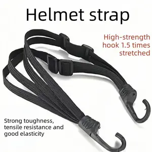 Motorcycle tie-down straps, reinforced wear-resistant elastic ropes, motorcycle helmet ropes, electric vehicle luggage ropes, windshield covers, multi-functional