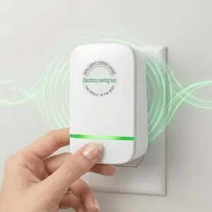 Plug In Power Box with US Plug Compact Power Device with Indicator Light for Home and Office Use