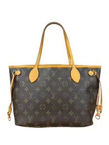 Pre-owned na Tote Bags Louis Vuitton Vintage Monogram Neverfull PM