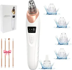 2026 Blackhead Remover Pore Vacuum,Facial Pore Cleaner-5 Suction Power,5 Probes,USB Rechargeable Blackhead Vacuum Kit Electric Acne Extractor Tool for Adult