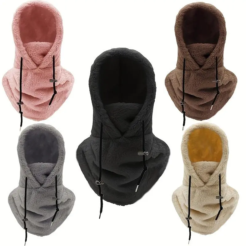 Cold Weather Face and Neck Mask, Windproof Winter Mask, Scarf, Warm Hood Scarf for Skiing and Biking, Unisex
