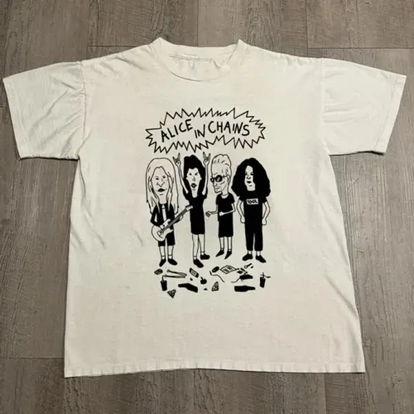 RARE VINTAGE Alice in Chains Tour T-Shirt 90s Concert Band Tee XS-3XL