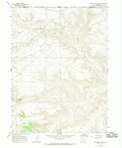 Sugarloaf Butte Colorado USGS Topographic Quadrangle Map, 1966, 1:24000