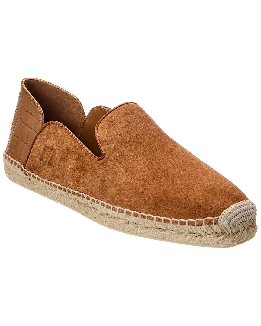 Christian Louboutin Varsi Espadon Suede Espadrille