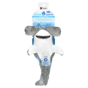 Spunky Pup Clean Earth Collection, Large Hammerhead Shark, 1 Toy