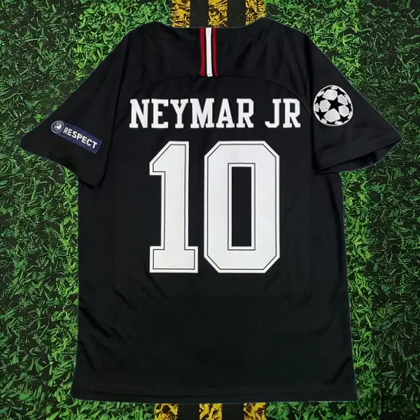 18-19 Black No. 10 Neymar Short Sleeve Soccer Jersey 18-19 Black No. 10 Neymar Short Sleeve Soccer Jersey