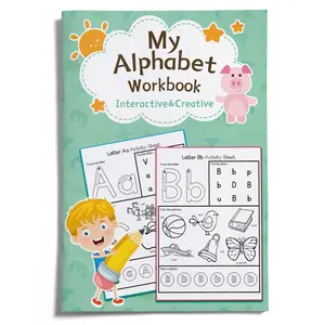 Kids Alphabet Learning Book – A to Z Letters, Sound Practice, Tracing Worksheets, Early Reading & Writing Skills