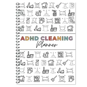 ADHD Cleaning Planner Bundle Cleaning Schedule ADHD Planner for Adults Daily, Weekly, Monthly Household Cleaning Organizer with Task Checklists and Schedules