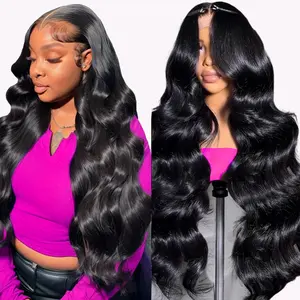 Body Wave 13x6 HD Lace Front Human Hair Wigs Pre plucked Lace Frontal Human Hair Wigs For Women With Baby Hair
