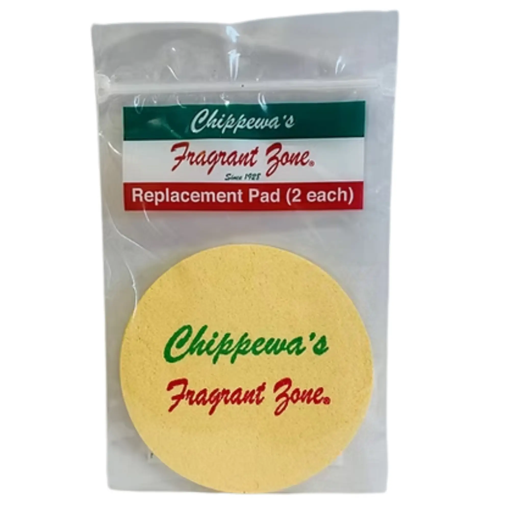 Chippewa Fragrant Zone Diffuser Tin Replacement Pads - Round, Rectangular, Car Fragrance Oil Scent Aroma Freshener Pads for Automotive Interior Accessories