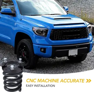 2" Front Strut Spacer Leveling Lift Kit for 1999-2006 Tundra 2WD 4WD, 1999-2006 Sequoia 2x2 4x4, CNC Machined Aluminum Suspension Lift Spacers