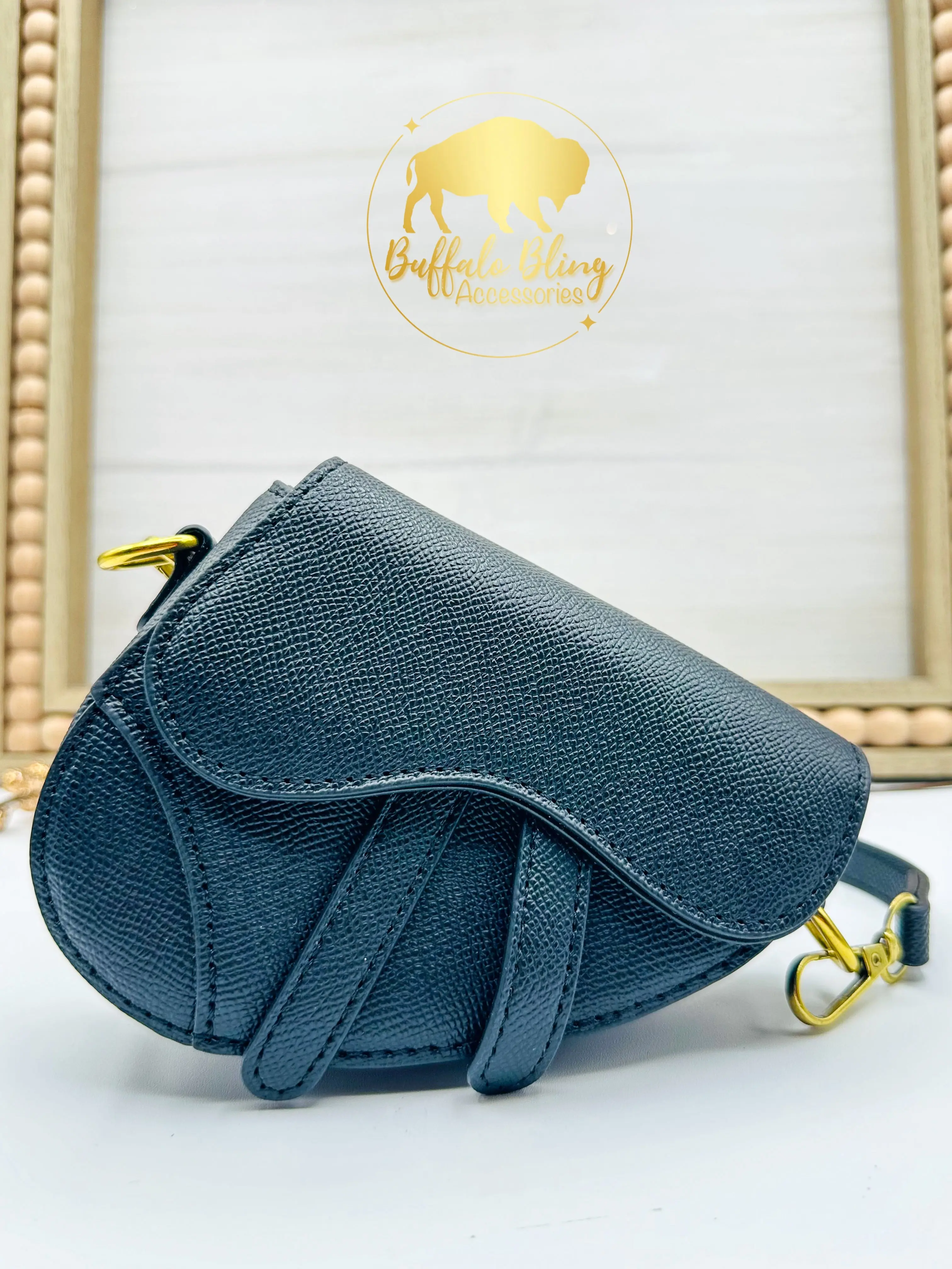 Black Saddle Bag