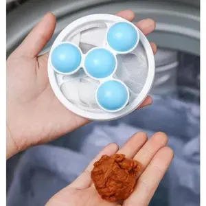 3 pieces/washing machine hair filter - floating lint trap, no power required, commercial cleaning, laundry mesh bag, durable material, easy to use, suitable for household laundry, ideal for all users, Laundry Balls