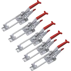 5Pack 2000lbs Toggle Clamp 431,Heavy Duty Toggle Latch Clamp for Latch Lock,Self Latch Toggle Latch Action Lock for Tire Carrier Latch, Lid Latch,Cam Clamp Latch Pull Latch,Draw Latch Hardware.