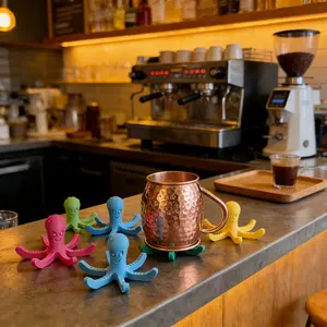 Two-Piece Independent Water Bottle Drying Rack, Quick Ventilation System, 3D Printed Design, Saves Counter Space, Compatible with Various Bottles, Bottle Holder