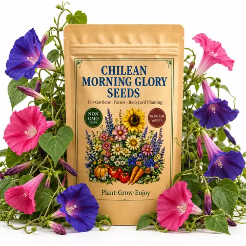 100 Mixed Color Chilean Morning Glory Seeds for Planting, Garden Flower Seeds