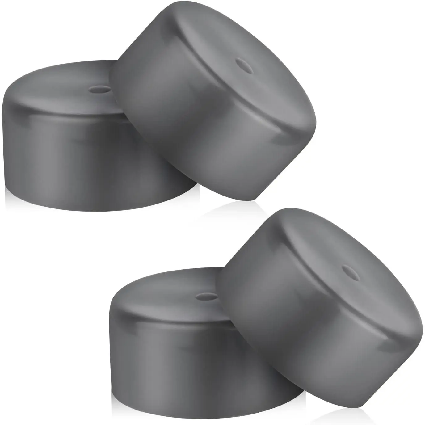Bearing Caps, 4 Pack 1.98 Inch Grey Rubber Dust Trailer Wheel Hub Grease Cap Rubber Dust Buddy Cover Caps for Boat Trailer Wheel Buddies2026