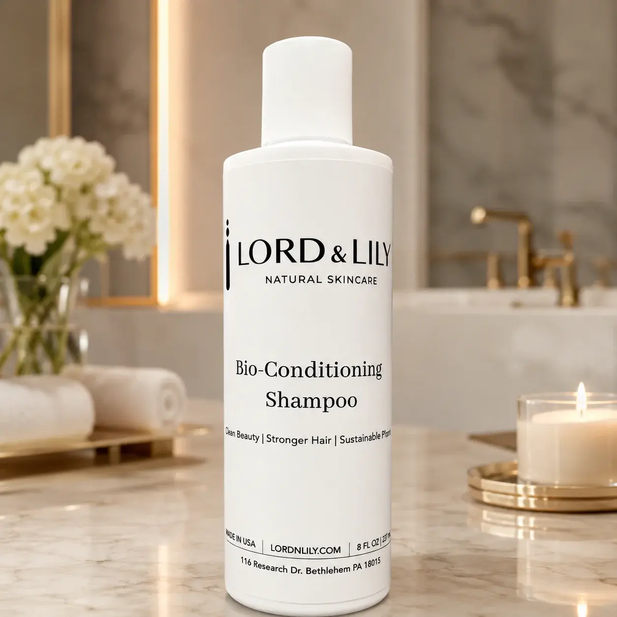 Natural Bio Conditioning Shampoo, Haircare Cleanser, Liquid Hair Cleansing Product