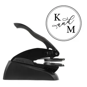 Custom Wedding Embosser | Personalized with Initials or Monogram for Couples | Elegant Designs for Invitations, Stationery & More