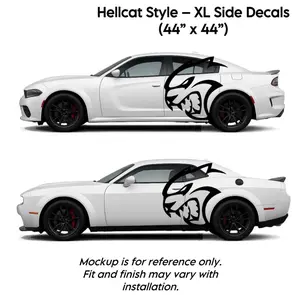 Hellcat Style Side Decals - Premium Vinyl Graphics Kit