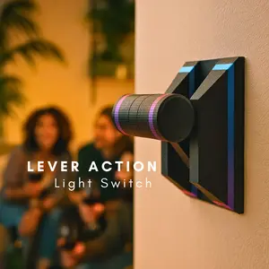 Lever Action Light Switch Plate Cover Modern Home Decor with Sleek Design and Durable Materials for Enhanced Lighting Control