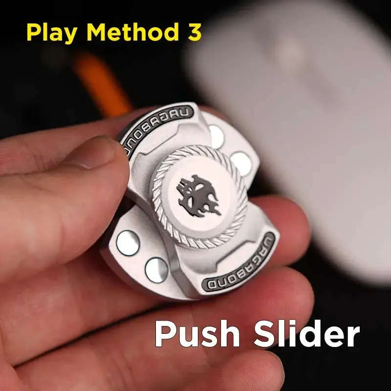3-in-1 Fidget Toy, with Magnetic Spinner and Push-Pull Game Device - Stress Relief Toy and Attention Concentration Tool for Adults/Children with ADHD, EDC Toy