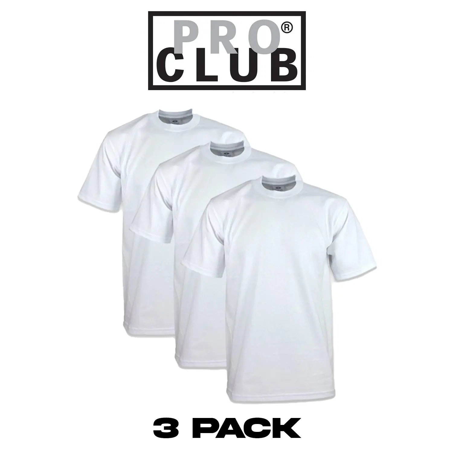 Pro Club Heavyweight 3 Pack Classic Collar