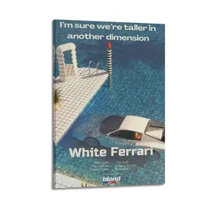 Frank Ocean Blonde Poster for Bedroom Aesthetic Canvas Wall Art Living Room Posters Painting Picture Print Modern Family Decor Artist Bathroom Poster