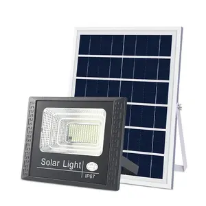 Outdoor Solar Light, 360° Sunlight Solar Panel, 6000mah Outdoor Solar Lamp, 3 Modes LED, Garden Wall Porch, Rechargeable Lithium Batteries, Solar Flood Lights