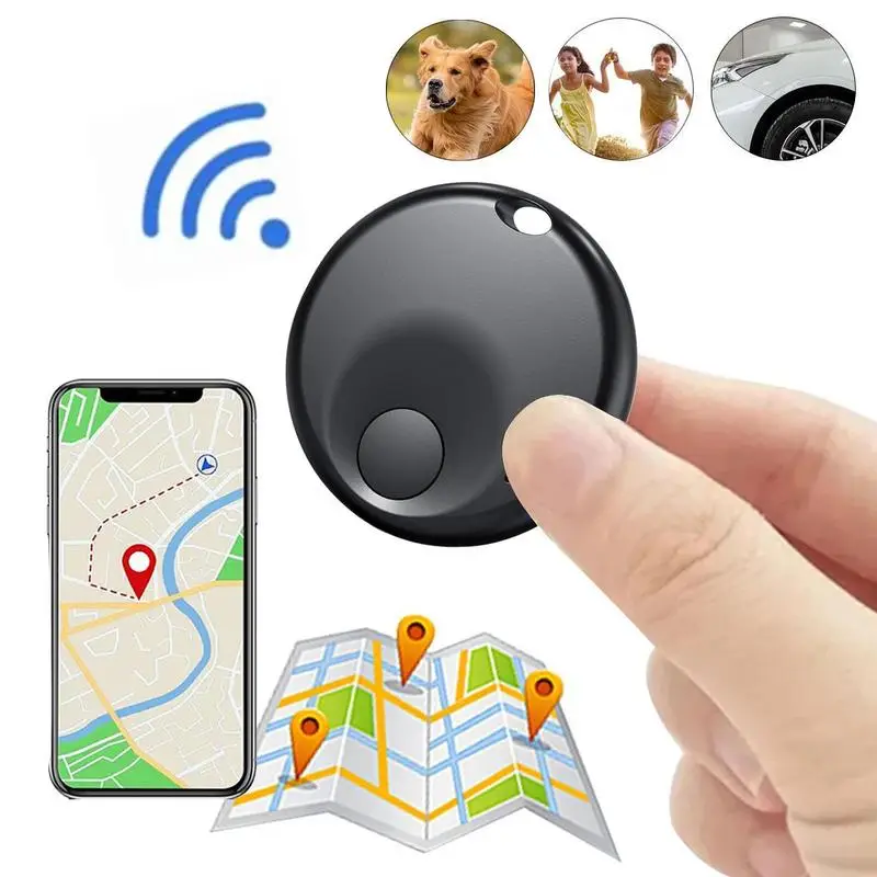 Smart Airtags, Mini GPS Tracker for iOS, Anti-loss Reminder Device, GPS Tracker for Car Key, Pet, Tracking Accessories, Mother's Day and Easter Gifts