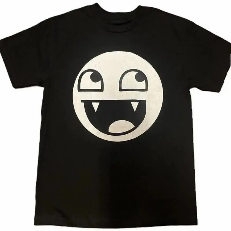 100% Premium Cotton graphic tees Epic Face Vampire T Shirt Y2K Goth Emo Scene Tapout Affliction Relaxed Soft