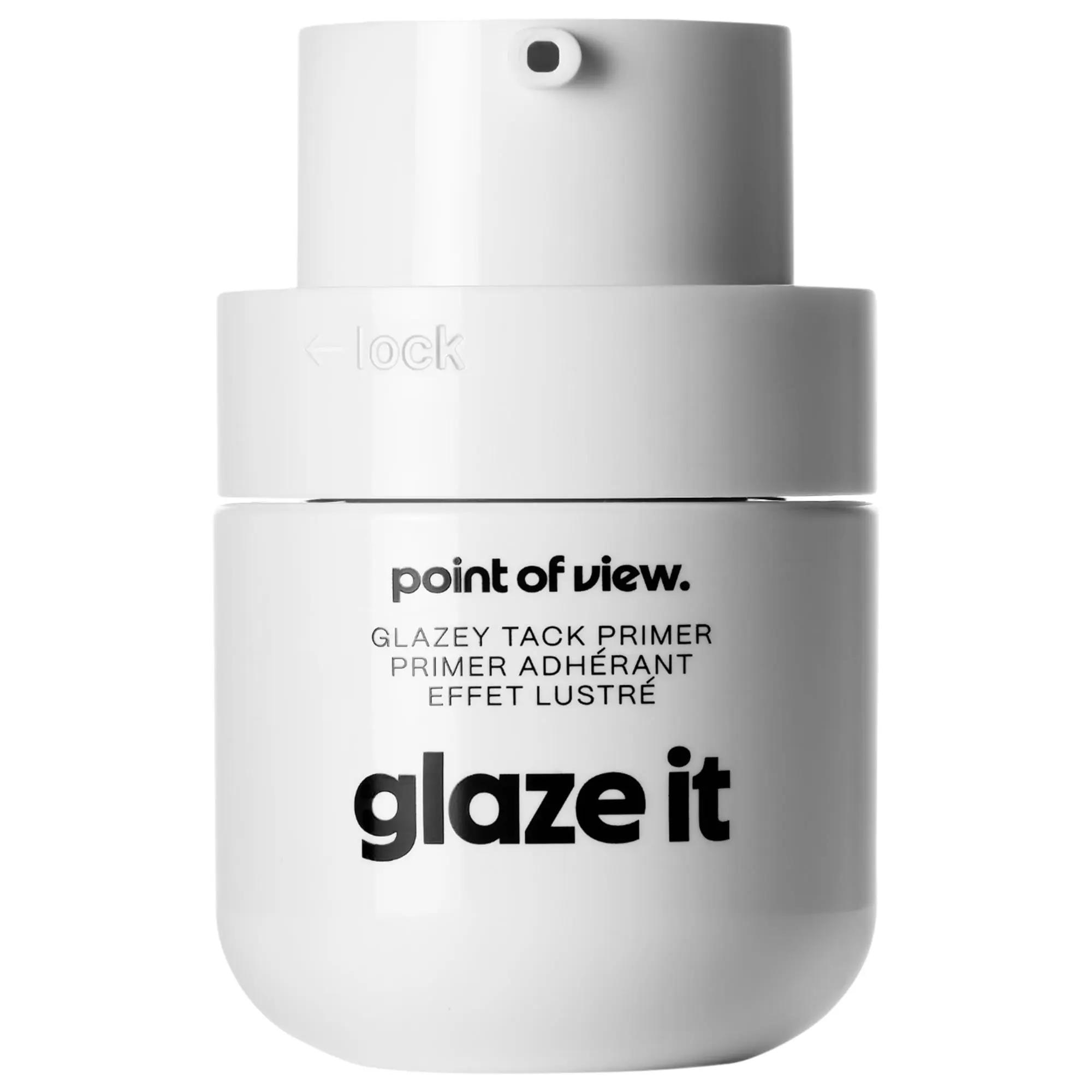 point of view. glaze it glazey tack primer with glycerin and niacinamide 1.69oz/50ml