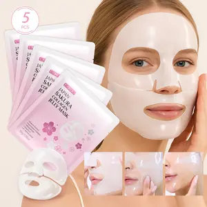 Laikou Sakura Collagen Hydrogel Mask, Affordable Glass Glow Hydrating Skincare Mask, Korean Skincare, Collagen Face Mask, Moisturizing Mask, Firming & Moisture Facial Mask, Deep Moisture • Radiant Glow • Plump & Smooth Skin, Moisturizing Beauty Mask