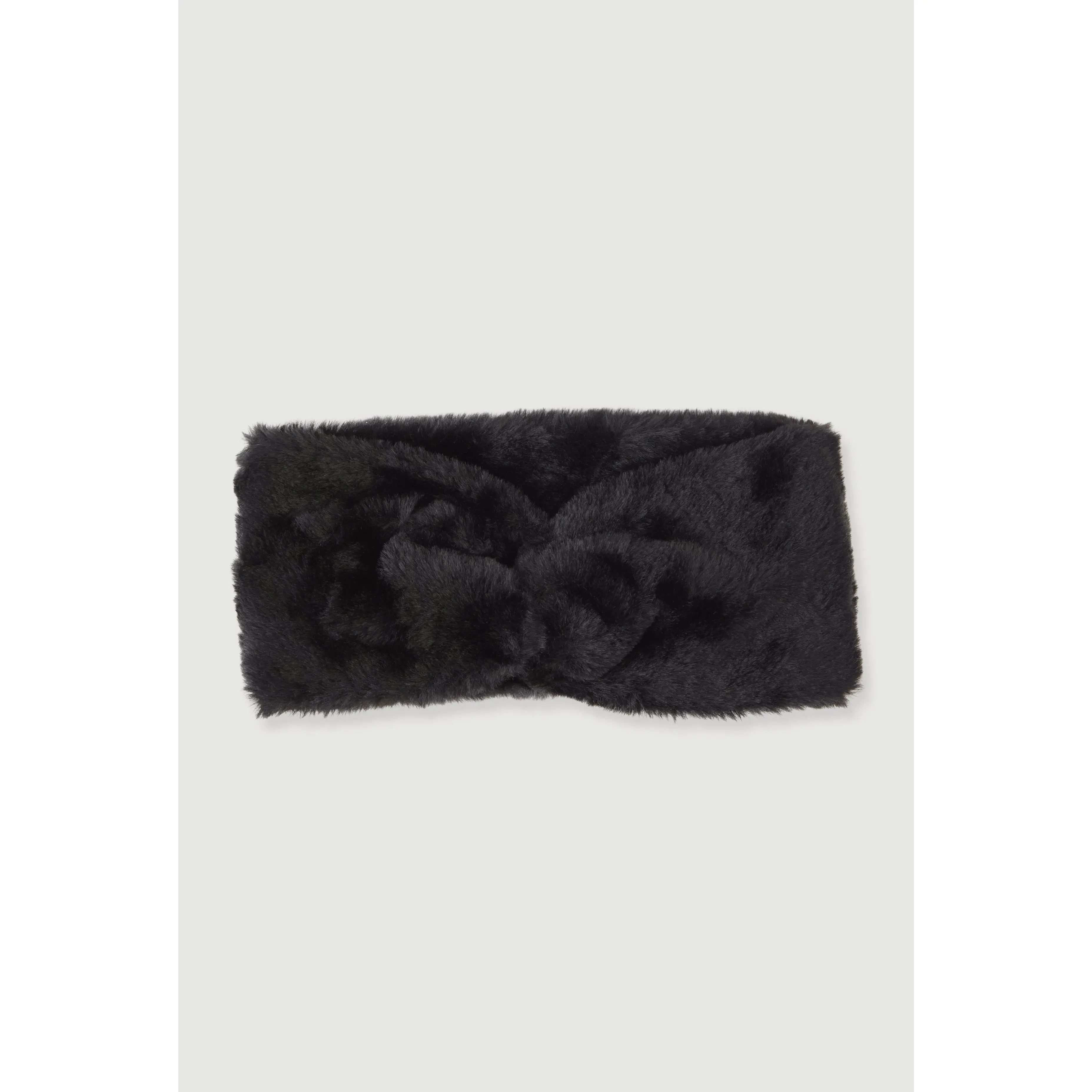Faux Fur Twist Front Headband