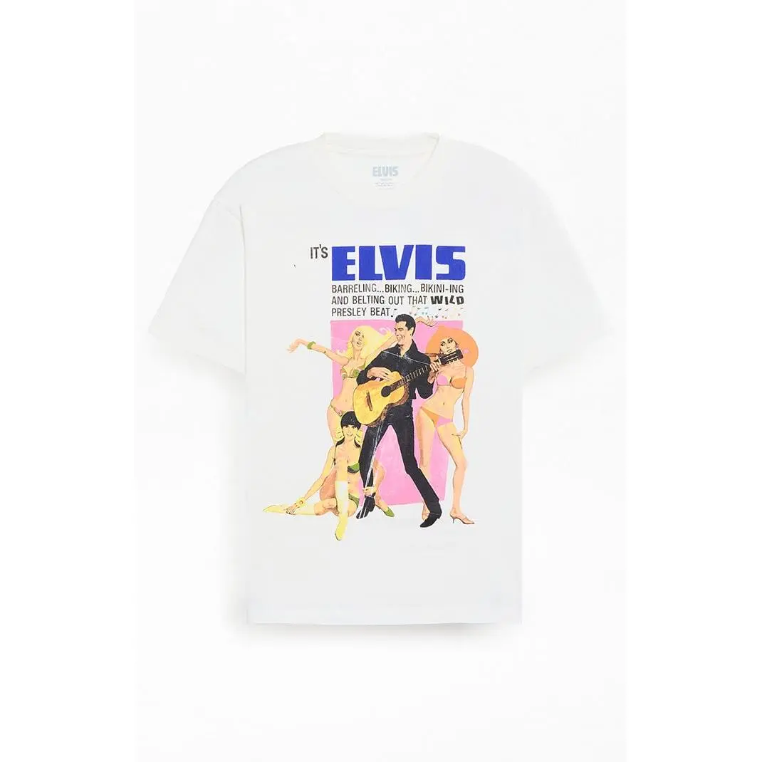 PacSun Men's Elvis Presley Clambake Movie T-Shirt - Multicolor