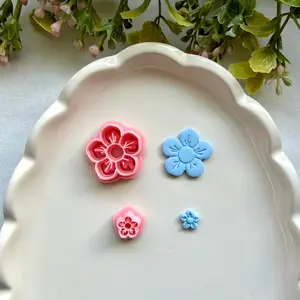 Flower Clay Cutter | 0.2mm Precision Blade, PLA+ Durable 3D Printed Tool