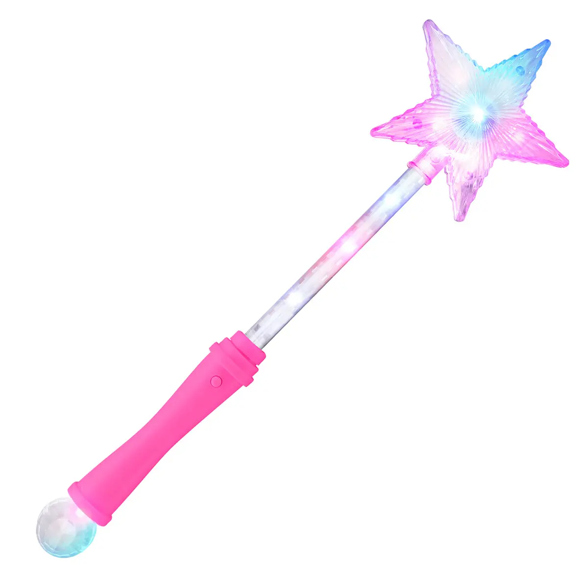 Super Star Princess LED Light Up Magic Wand for Kids 15"