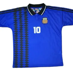 Argentina Retro Soccer Jersey 1994 – Maradona #10 Away Kit