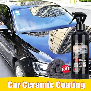 3 in 1 Car Ceramic Coating, Car Coating Spray, Automotive Coating Spray, Advanced Nano Coating with Hydrophobic Layer, Ultimate Shine, Protection, Polishing, Long-Lasting Finish