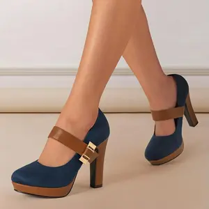 2025 Spring Autumn New Fashion Mary Jane Heels