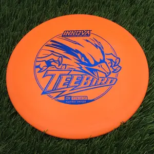 Innova DX Teebird with Burst Logo Stock Character Stamp - 170.9g - Orange