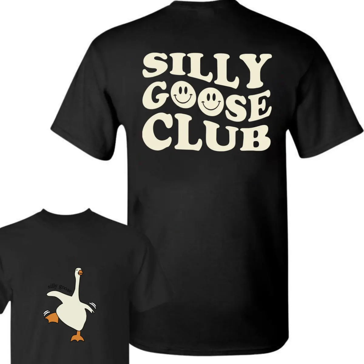Silly Goose Club Graphic T-Shirt & Hoodie, Stylish Unisex Casual Streetstyle Wear with a Classic Fit for Men & Women, Tshirt, Menswear, Shortsleeve, Fashion, Round Neck, Top, Crew Neck, Graphic Print, Unisex Look, Fashion Apparel, Clothes