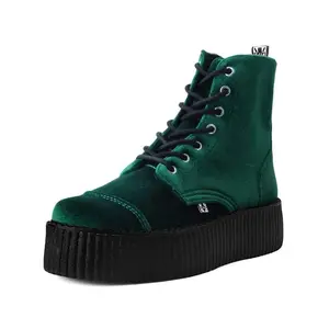 Green Velvet 7-Eye Viva Mondo Boot