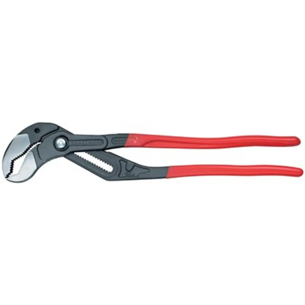 Knipex 7.25-Inch Cobra Pliers - Carded Heavy Duty Metal Hand Tools with Single-Hand Op., Button Adjuster, Finger Guard, Non-Slip Textured Grip, Secure Hold, Box Joint Construction for Outdoor Fishing Enthusiasts