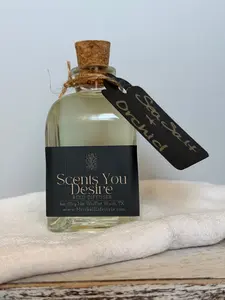 Scents You Desire Reed Diffuser Sea Salt & Orchid 4 oz with 6 Fiber Reeds for Calming Luxurious Atmosphere